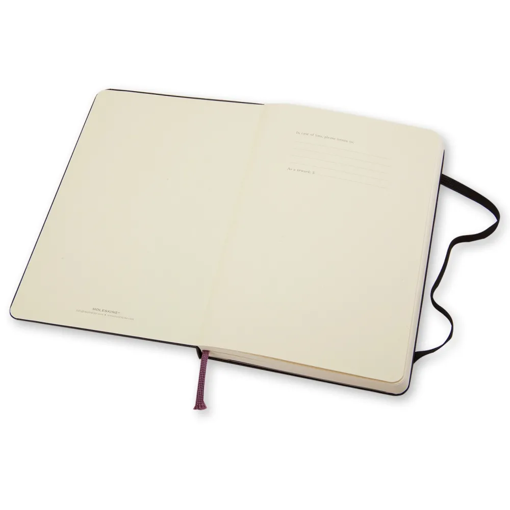 Moleskine Notatnik gładki A5 - - czarny twarda okładka > Notatniki Gładkie