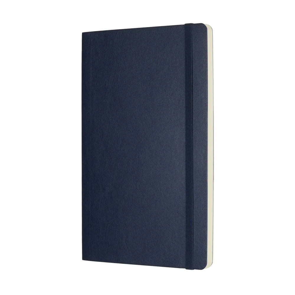Moleskine Notatnik gładki A5 - - granatowy miękka okładka