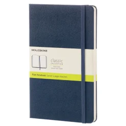 Moleskine Notatnik gładki Classic 13 x 21 cm - - granatowy twarda okładka ><noscript><img width=
