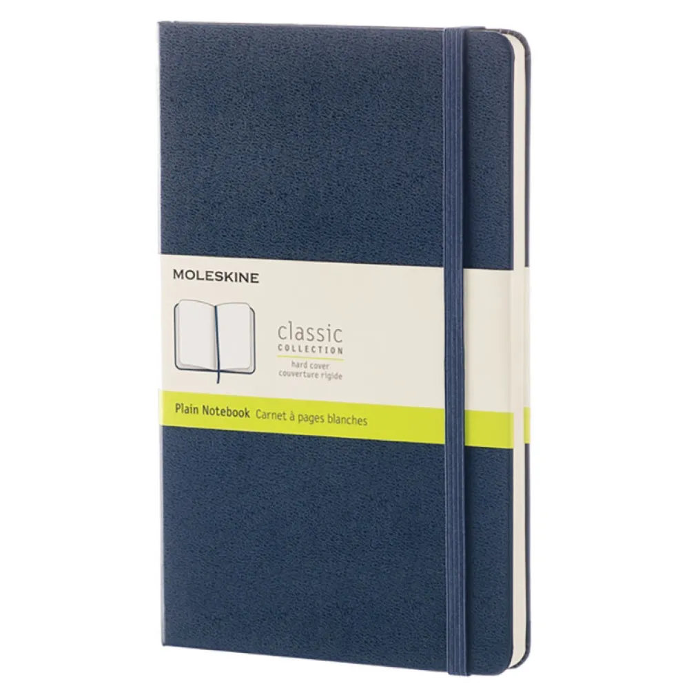 Moleskine Notatnik gładki Classic 13 x 21 cm - - granatowy twarda okładka > Notatniki Gładkie