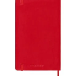 Moleskine Notatnik gładki Classic 13 x 21 cm - - czerwony miękka okładka