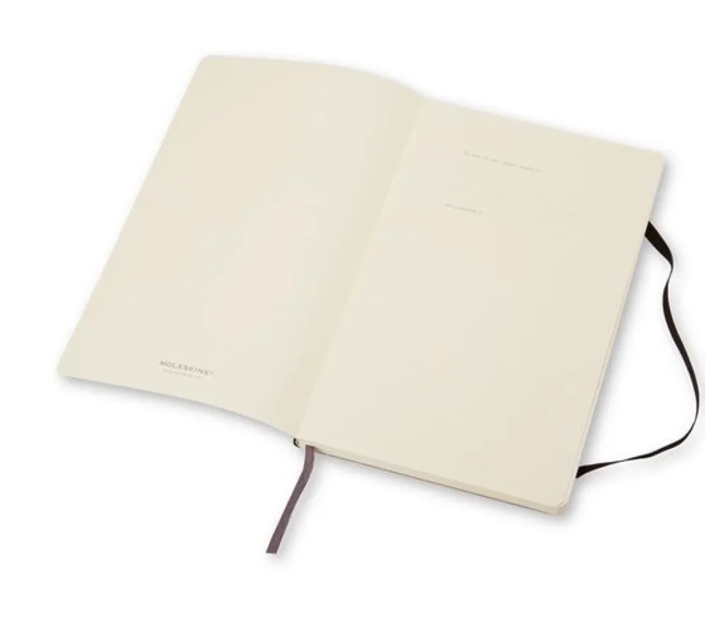Moleskine Notatnik gładki Classic 13 x 21 cm - - czarny miękka okładka > Notatniki Gładkie