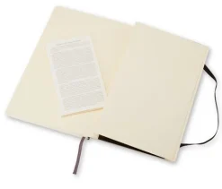 Moleskine Notatnik gładki Classic 13 x 21 cm - - czarny miękka okładka ><noscript><img width=