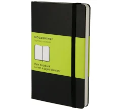 Moleskine Notatnik gładki Classic 9 x 14 cm - - czarny twarda okładka ><noscript><img width=