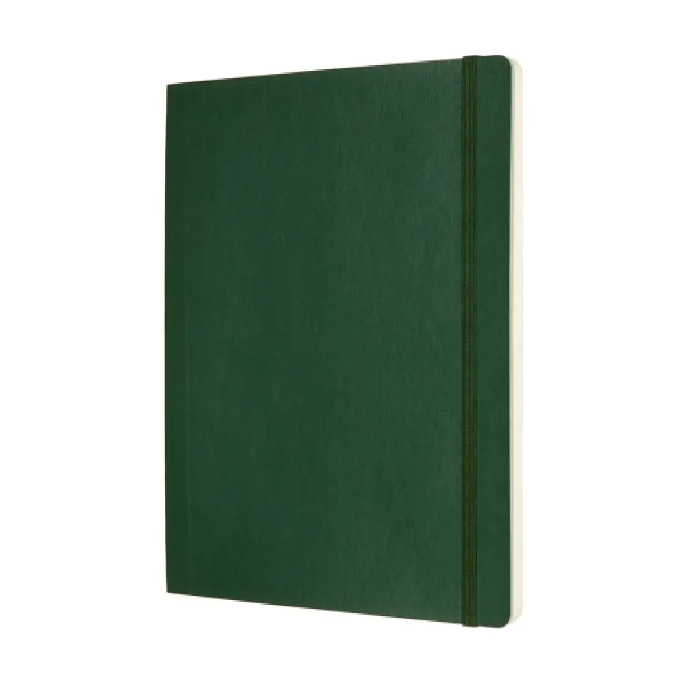 Moleskine Notatnik gładki XL - - ciemnozielony miękka okładka
