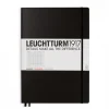 Leuchtturm1917 Notatnik Master Classic - - w kratkę, czarny, A4+