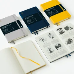 Leuchtturm1917 Notatnik Monocle B6+ - - w kropki, miękka okładka, Navy, 80 g > Notatniki W Kropki