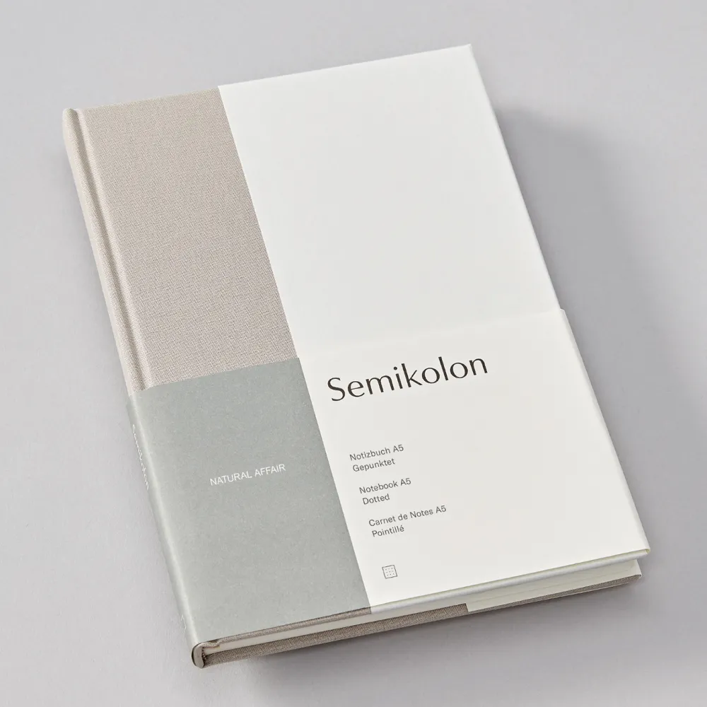 Semikolon Notatnik Natural Affair, A5 - - Desert, w kropki, 176 stron