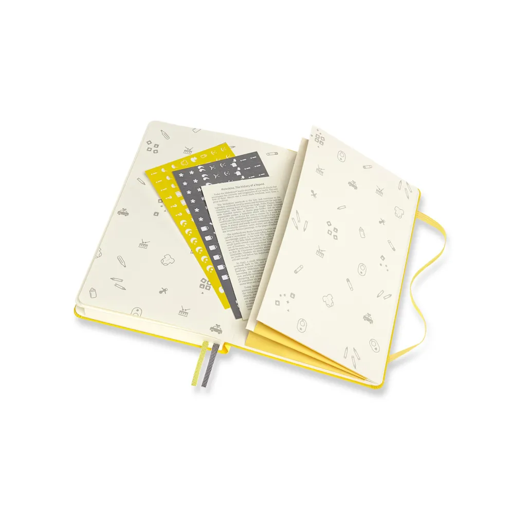 Moleskine Notatnik Passion Journal Baby - - żółty twardy L > Pamiętniki & Dzienniki