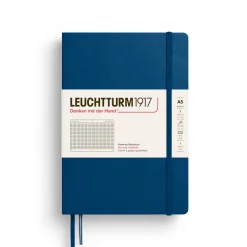 Leuchtturm1917 Notatnik w kratkę A5 - - Indigo ><noscript><img width=