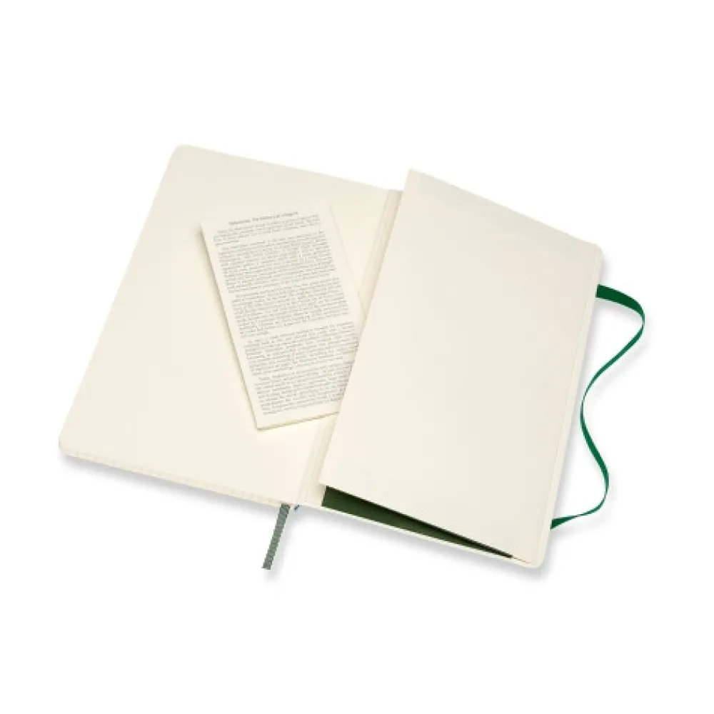Moleskine Notatnik w kratkę A5 - - ciemnozielony miękka okładka > Notatniki W Kratkę