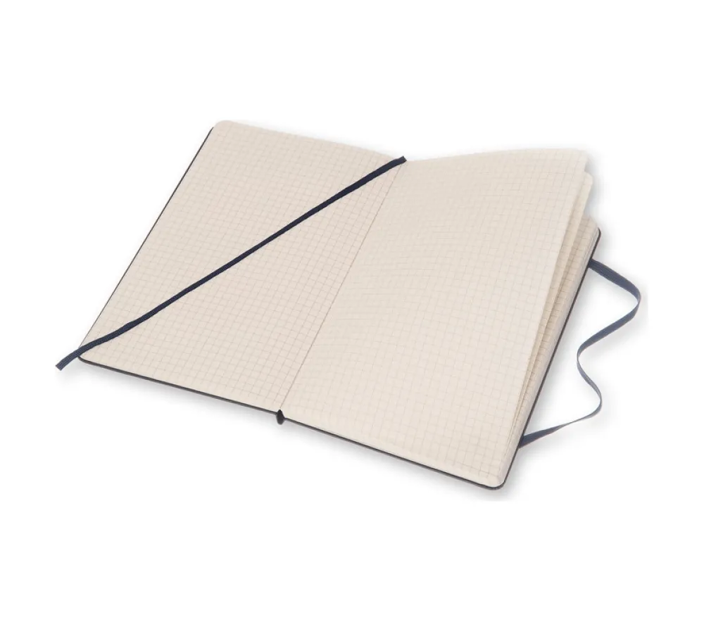 Moleskine Notatnik w kratkę Classic 13 x 21 cm - - granatowy twarda okładka > Notatniki W Kratkę