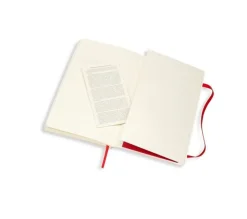 Moleskine Notatnik w kropki Classic 13 x 21 cm - - czerwony twarda okładka > Notatniki W Kropki