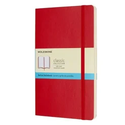 Moleskine Notatnik w kropki Classic 13 x 21 cm - - czerwony twarda okładka > Notatniki W Kropki