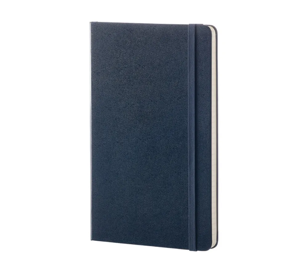 Moleskine Notatnik w linię Classic 13 x 21 cm - - granatowy twarda okładka > Notatniki W Linie