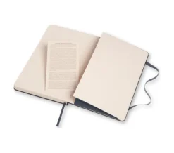 Moleskine Notatnik w linię Classic 13 x 21 cm - - granatowy twarda okładka ><noscript><img width=