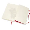 Moleskine Notatnik w linię Classic 13 x 21 cm - - czerwony miękka okładka
