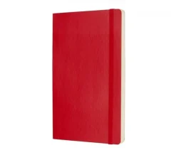 Moleskine Notatnik w linię Classic 13 x 21 cm - - czerwony miękka okładka