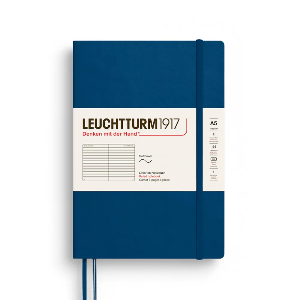 Leuchtturm1917 Notatnik w linie A5 - - Indigo