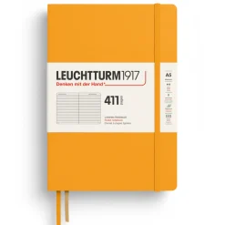 Leuchtturm1917 Notatnik w linie 411 A5 - - Rising Sun twarda okładka ><noscript><img width=