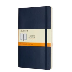 Moleskine Notatnik w linie A5 - - granatowy miękka okładka