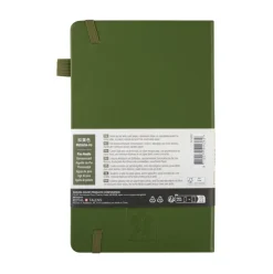 Sakura Notatnik w linie 13 x 21 cm - - Pine Needle, twarda okładka, 140 g/m2
