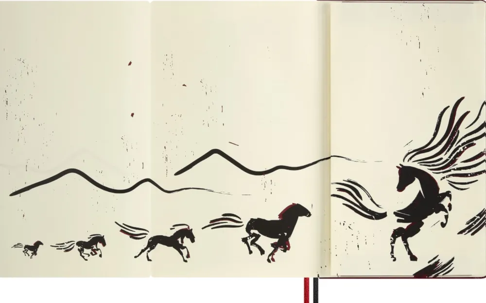 Moleskine Notatnik w linie 2026 Year of the Horse - - Red Fire Horse > Notatniki W Linie