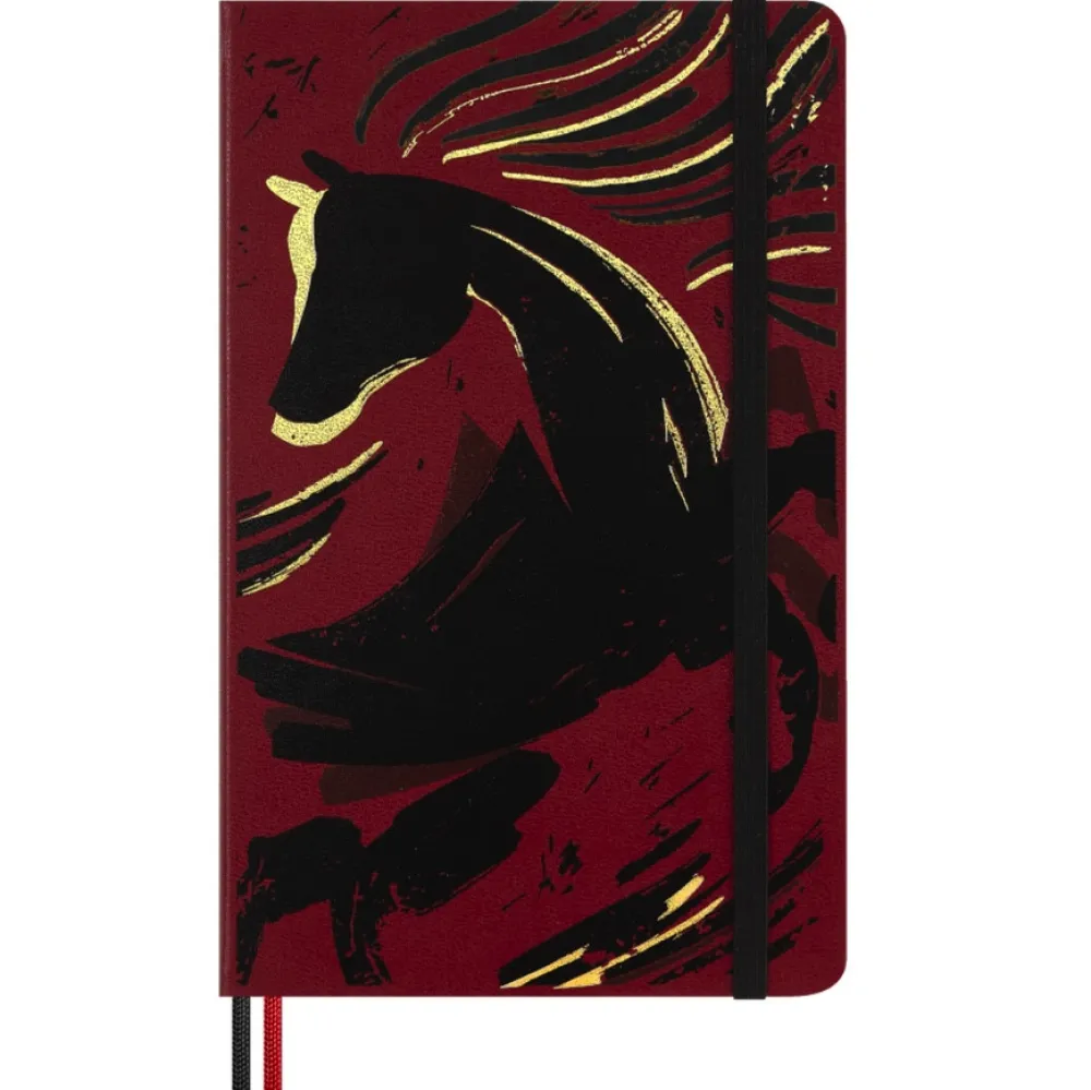 Moleskine Notatnik w linie 2026 Year of the Horse - - Red Fire Horse > Notatniki W Linie