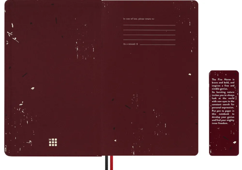 Moleskine Notatnik w linie 2026 Year of the Horse - - Red Fire Horse > Notatniki W Linie