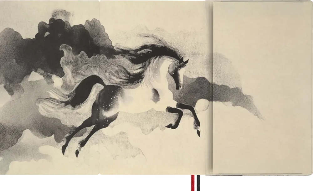 Moleskine Notatnik w linie 2026 Year of the Horse - - White Fire Horse