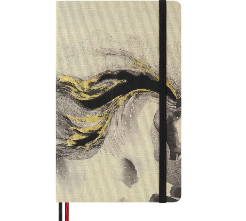 Moleskine Notatnik w linie 2026 Year of the Horse - - White Fire Horse