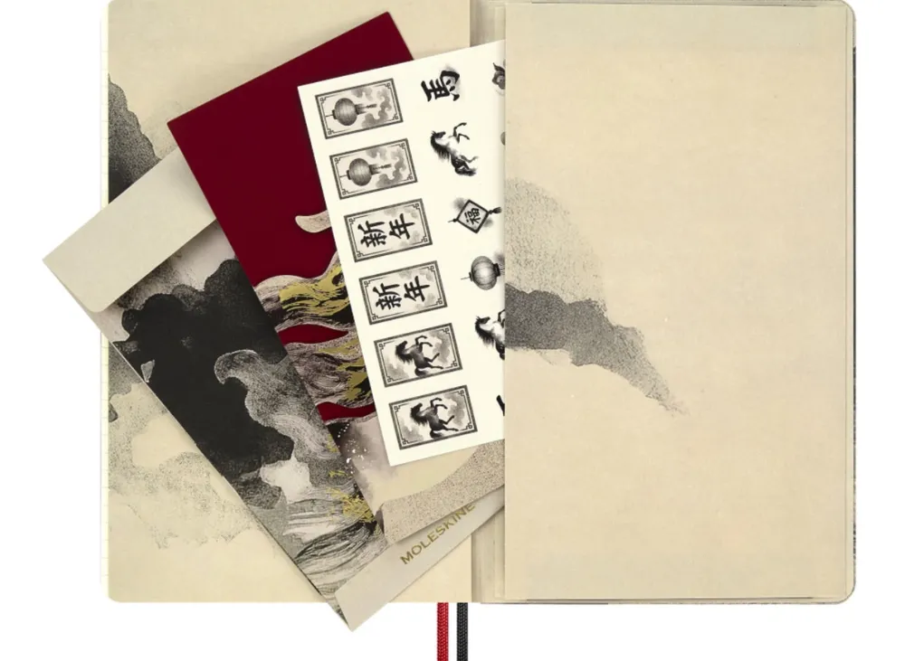 Moleskine Notatnik w linie 2026 Year of the Horse Box - - Red Fire Horse > Notatniki W Linie