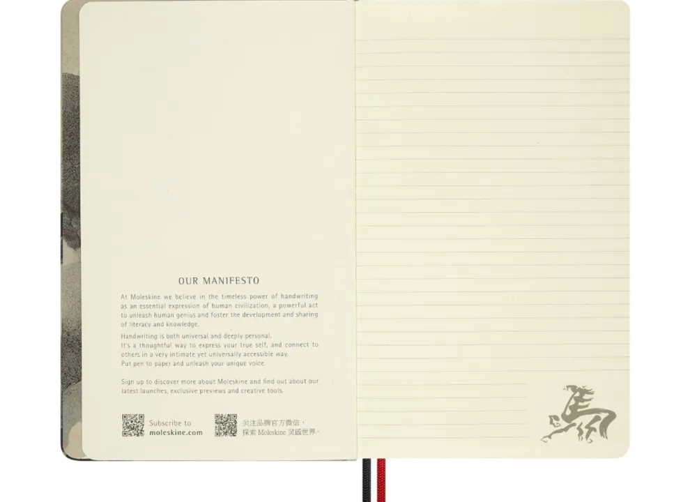 Moleskine Notatnik w linie 2026 Year of the Horse Box - - Red Fire Horse > Notatniki W Linie