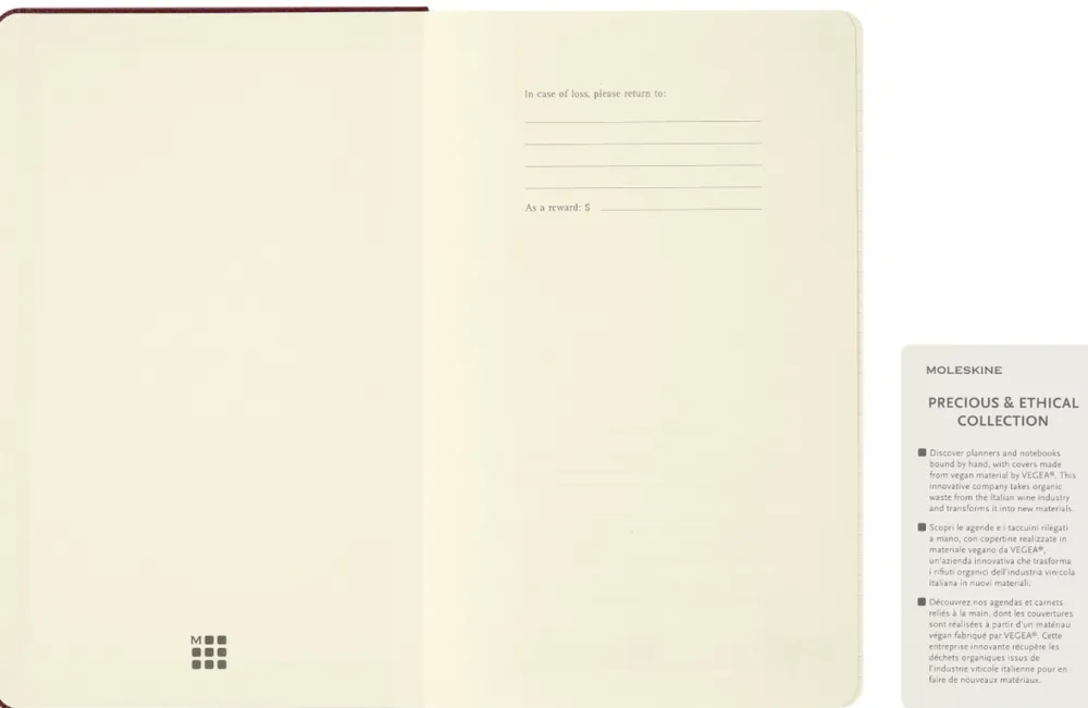 Moleskine Notatnik w linie 2026 Year of the Horse Vegea Box -