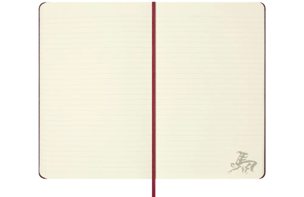 Moleskine Notatnik w linie 2026 Year of the Horse Vegea Box -