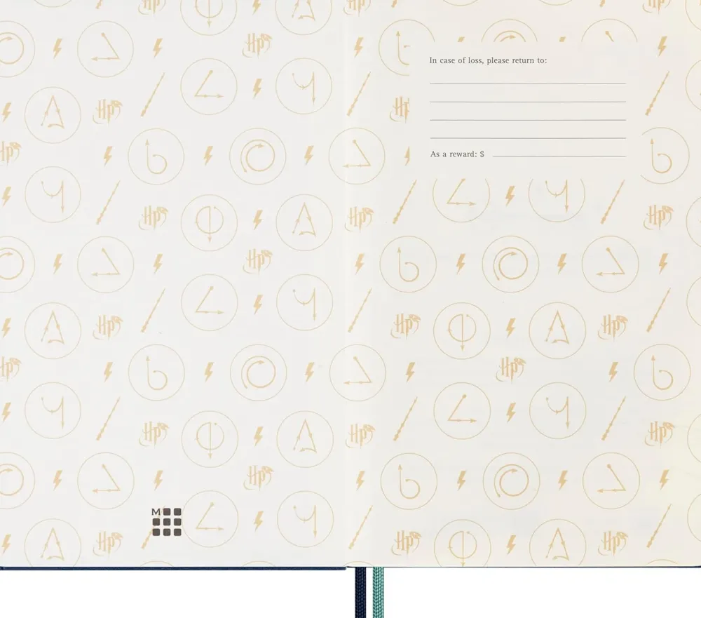 Moleskine Notatnik w linię Harry Potter Patronum 13 x 21 cm - - twarda okładka 100g/m2 > Notatniki W Linie