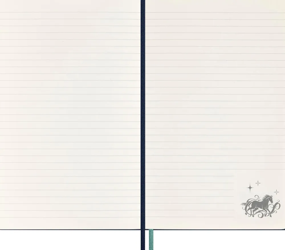 Moleskine Notatnik w linię Harry Potter Patronum 13 x 21 cm - - twarda okładka 100g/m2 > Notatniki W Linie