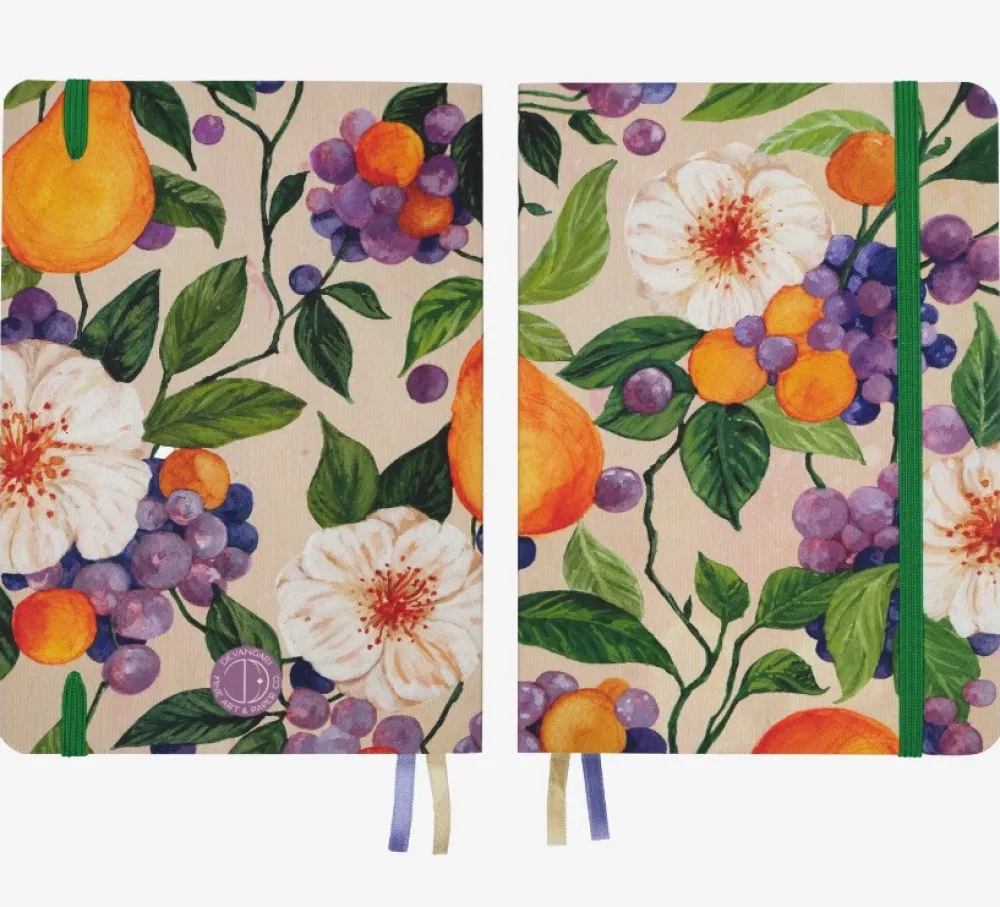Devangari Notes Blooming Orchard B5 - - w kropki, miękka okładka, 120 g/m2 > Notatniki W Kropki