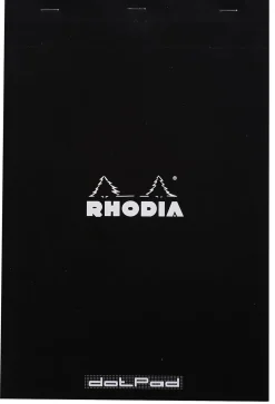 Rhodia Notes dotPad - - w kropki, czarny, A4+, 80 g, 80 ark. ><noscript><img width=