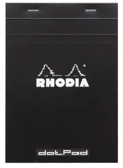 Rhodia Notes dotPad - - w kropki, czarny, A5, 80 g, 80 ark.