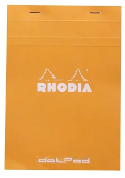 Rhodia Notes dotPad - - w kropki, pomarańczowy, A5, 80 g, 80 ark. > Zeszyty