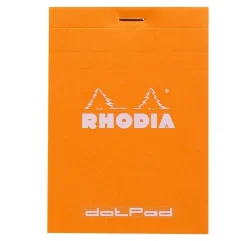 Rhodia Notes dotPad - - w kropki, pomarańczowy, 8,5 x 12 cm, 80 g, 80 ark.