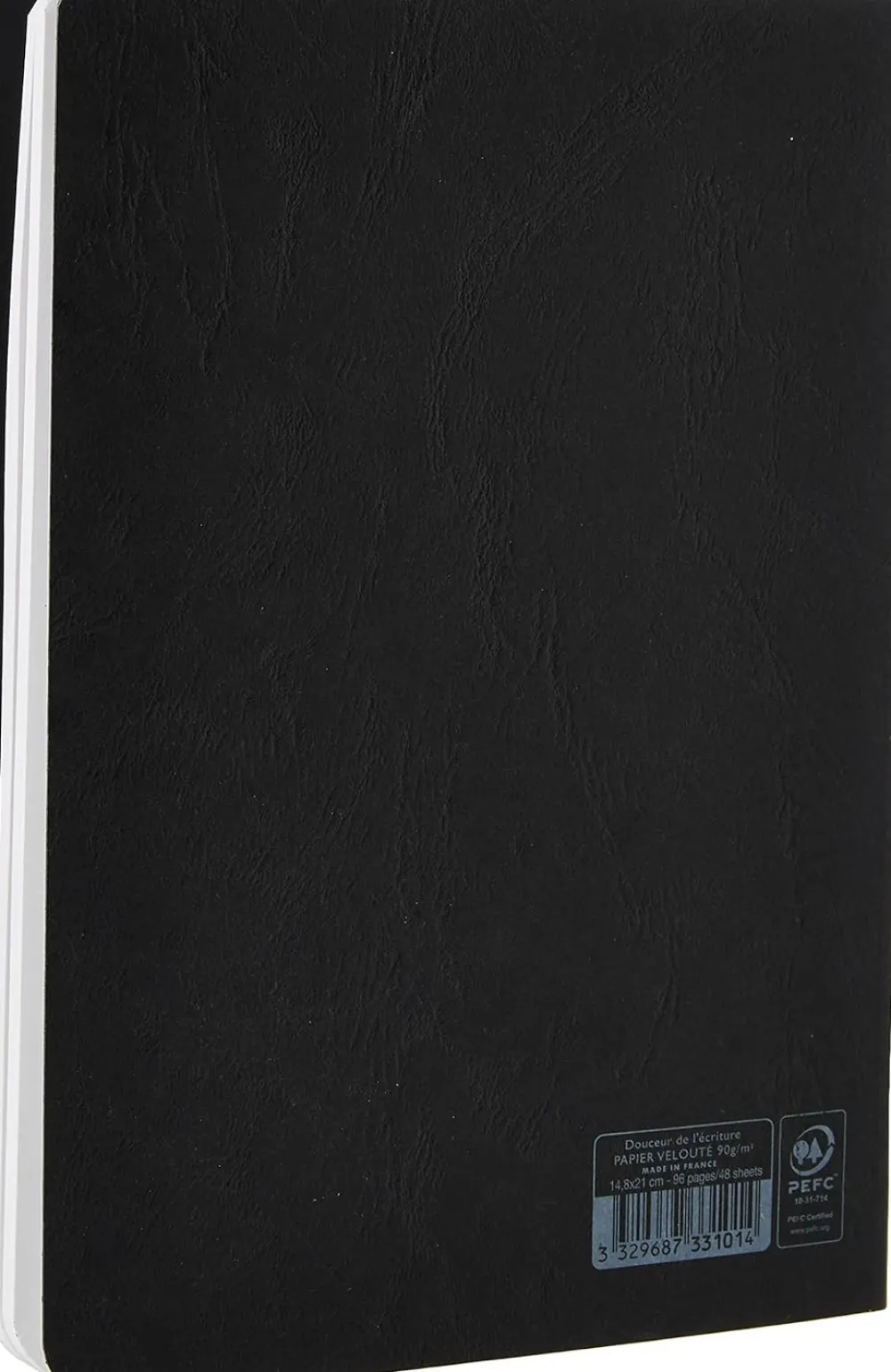 Clairefontaine Notes gładki Age Bag A5 - - Black 90 g 96 stron