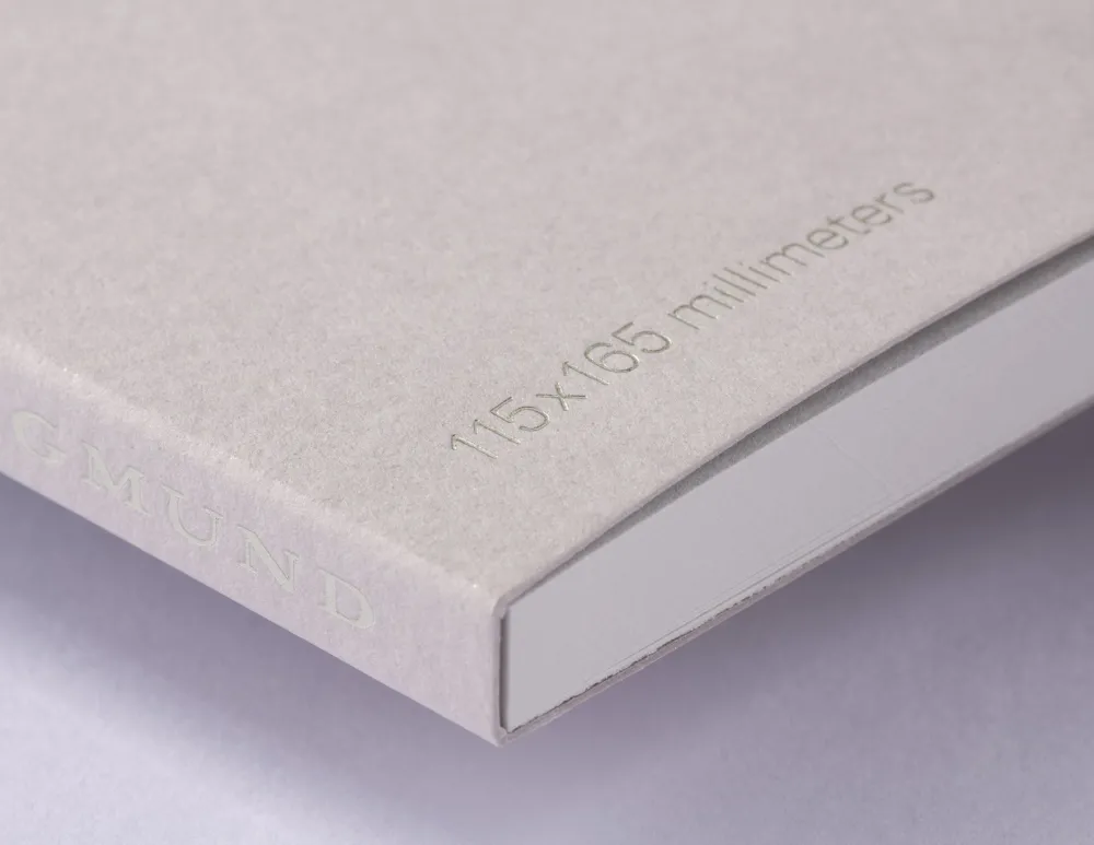 Gmund Notes gładki B6 - - Moonlight Grey 100 g 60 ark.