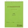 Life Notes na spirali Stenographer's A6 - - zielony