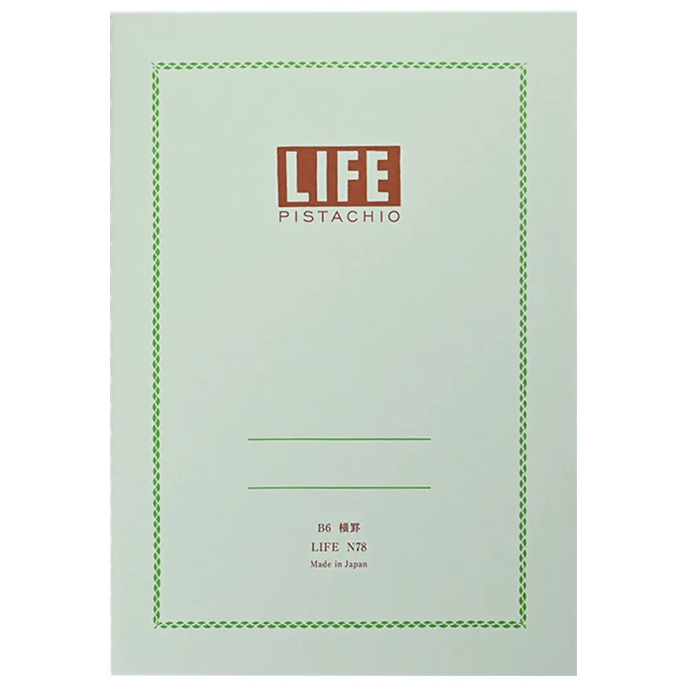 Life Notes Pistachio B6 - - szałwiowy > Notatniki W Linie