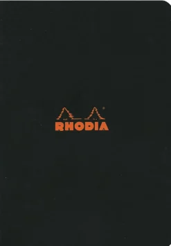 Rhodia Notes - - w kratkę, czarny, A5, 80 g, 48 ark. > Zeszyty