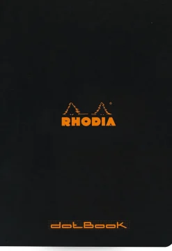Rhodia Notes - - w kropki, czarny, A5, 80 g, 48 ark.