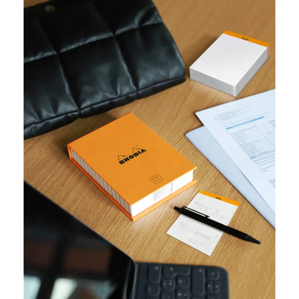 Rhodia Notes, wkład Memo Pad No. 11 - - w kratkę, A7, 80 g, 240 ark. > Notatniki W Kratkę