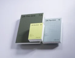 Gmund Notes w kratkę Off-The-Grid 30 - - Lime 100 g 250 ark. > Notatniki W Kratkę